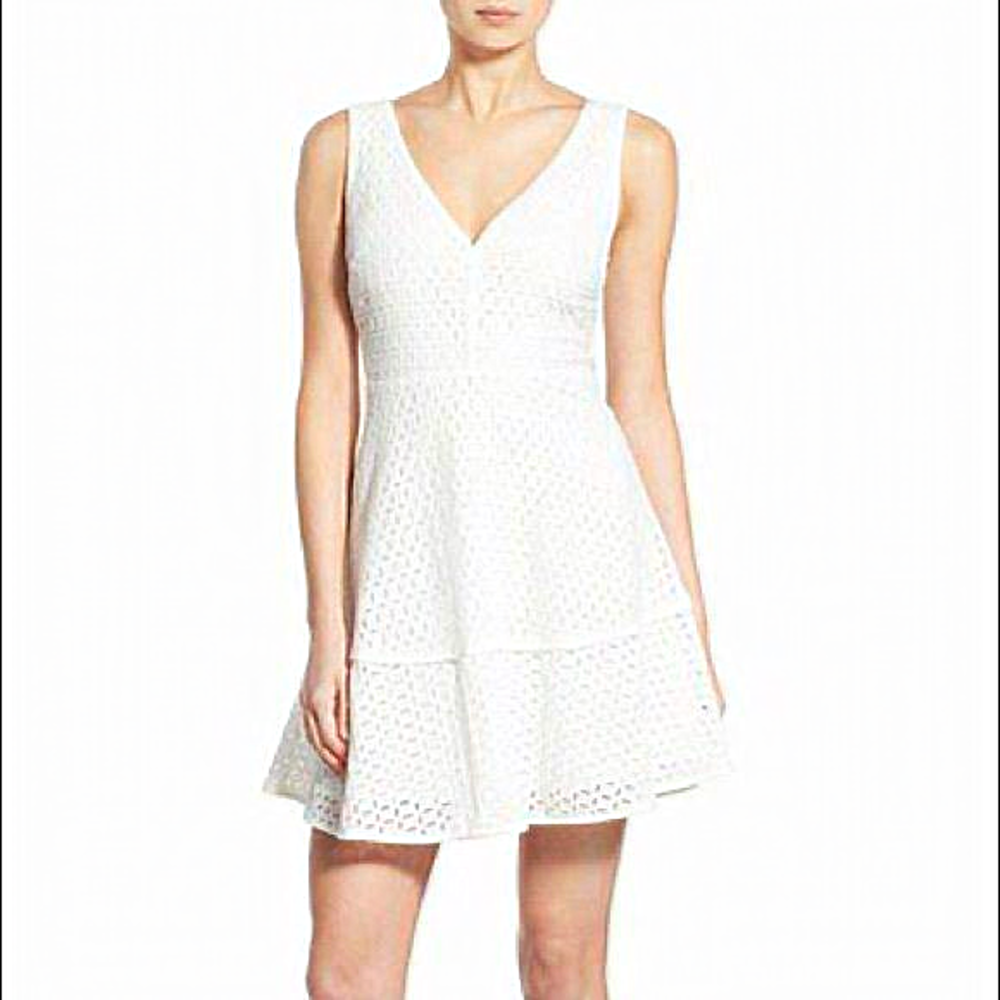 Cupcakes &‎ Cashmere White Eyelet Dress